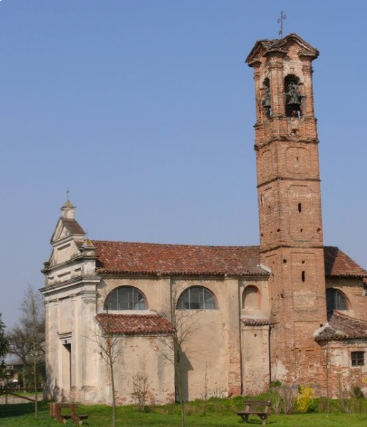 Campanile della Chiesa di San Martino La Mandria, Gambarana, Pavia (PV) - 01